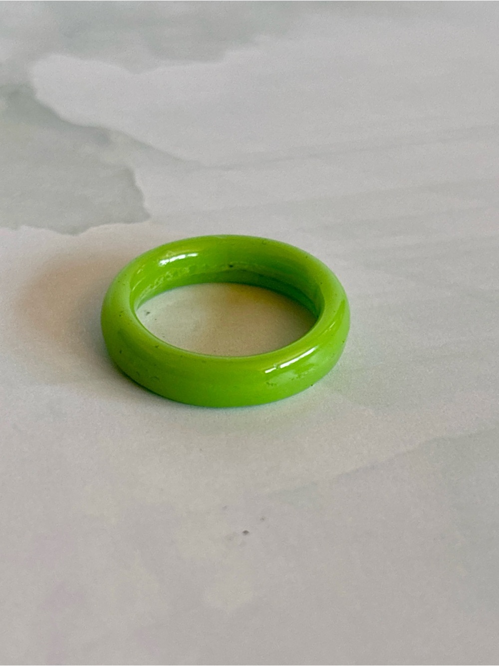 Glass Enamel Ring Size 6